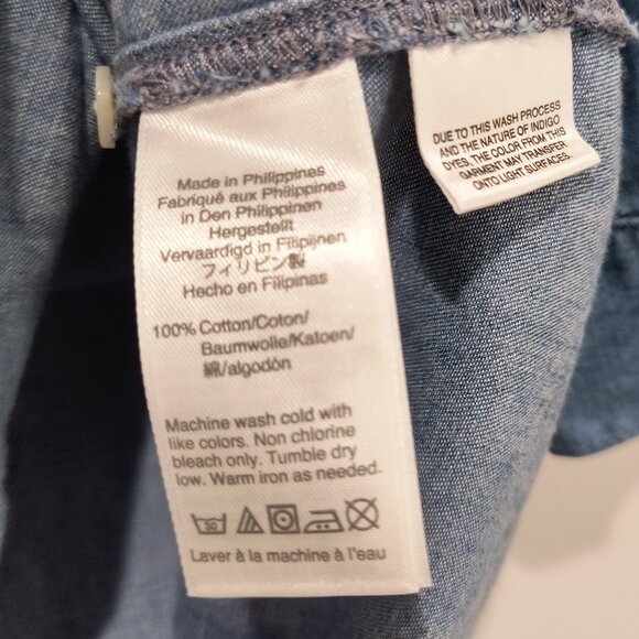 J. Crew Button-Up Chambray Shirt- LT - Picture 10 of 10